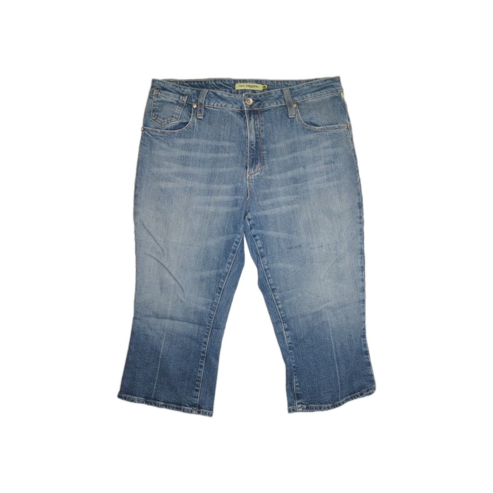 Vigoss Women's Blue Denim Capri Size 15-16